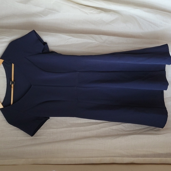 MEXX Mini Dress Lined Navy Size US 2 / 32 Short Sleeve - Picture 1 of 7